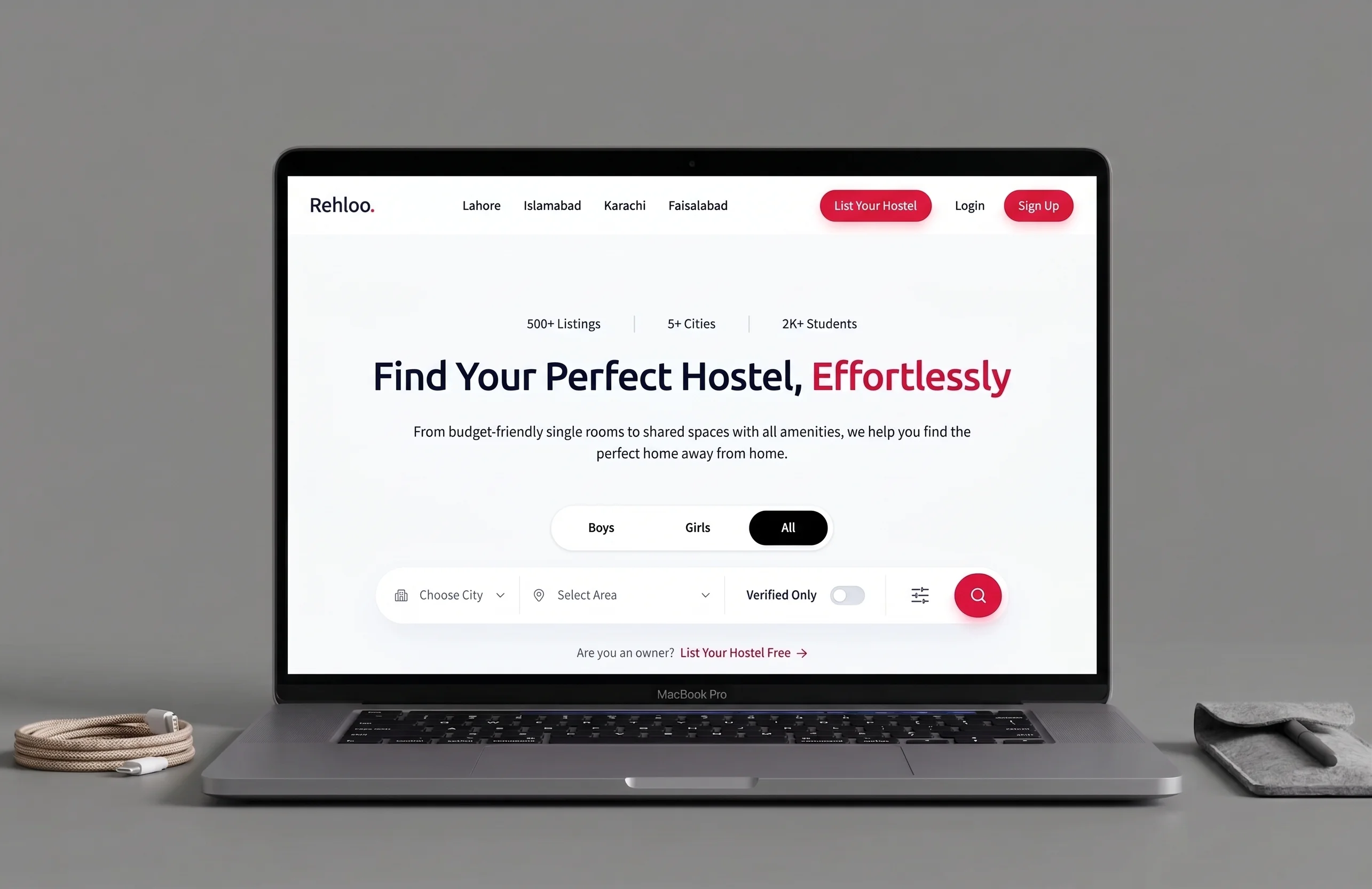 Rehloo, Find A Hostel — Full-Stack Web App • Booking | DevRep Labs Rehloo, Find A Hostel — Full-Stack Web App • Booking